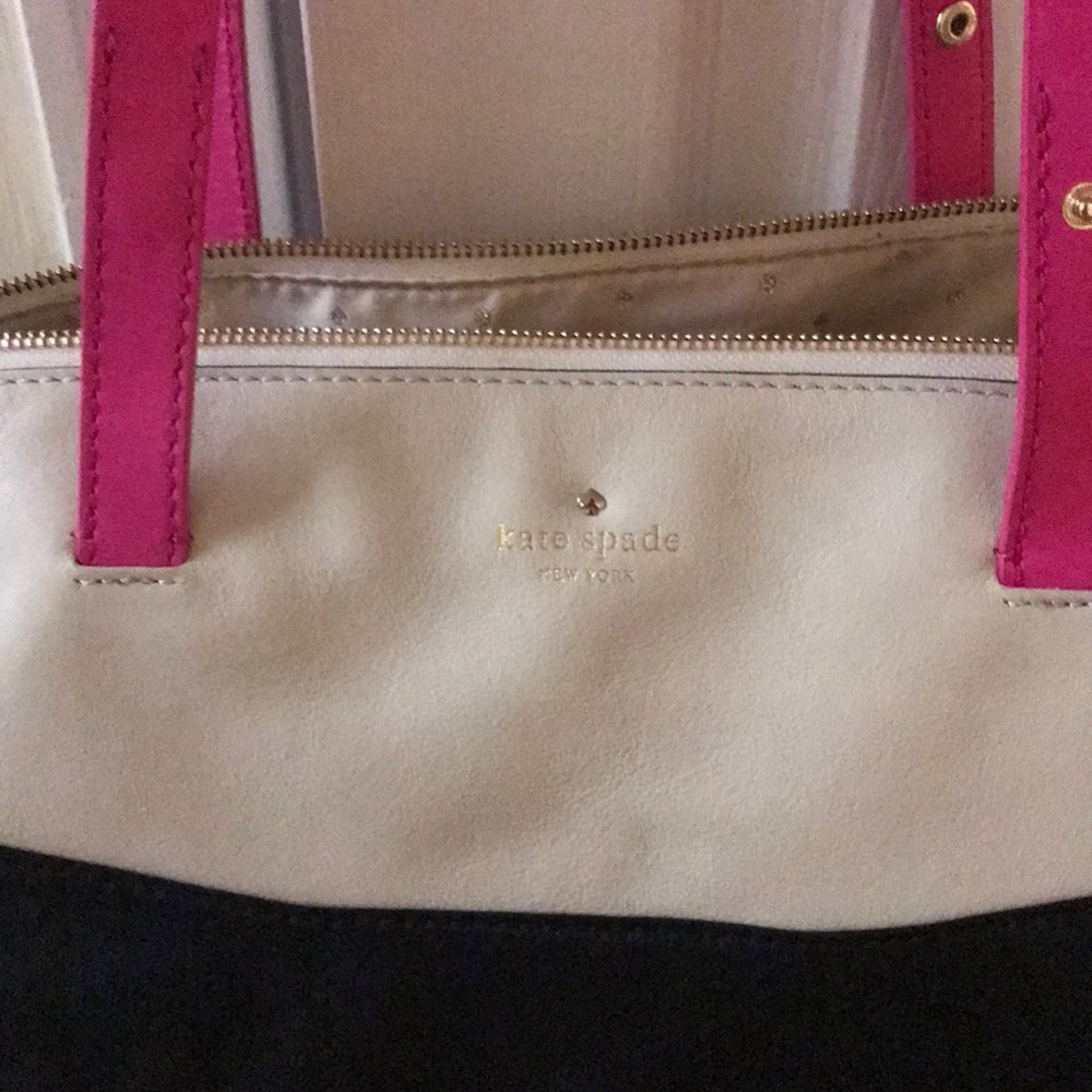 Kate Spade Zipper Leather Tote